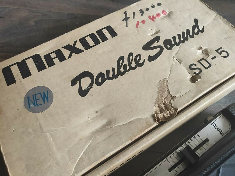 1970's Maxon SD-5 Double Sound Fuzz Wah Japan Effects Pedal w/Box | Reverb