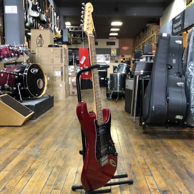 Fender Noventa Stratocaster Crimson Red Transparent image 5