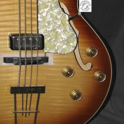 New Hofner HCT500/7 Verythin Bass, Sunburst Finish, with Free Shipping! image 3