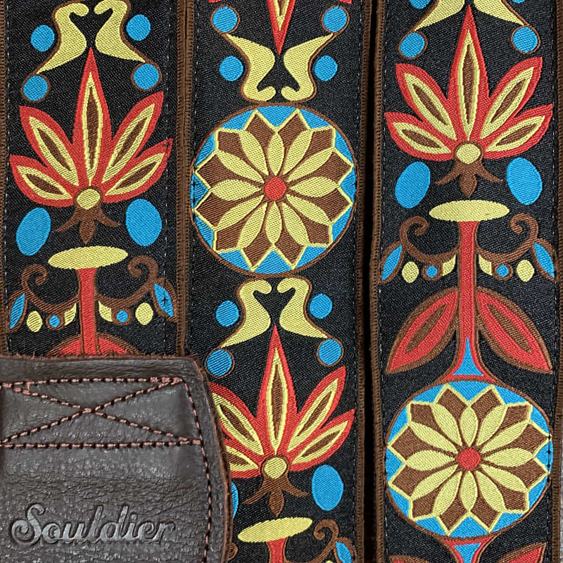 Souldier Daisy Nutmeg Guitar Strap Reverb