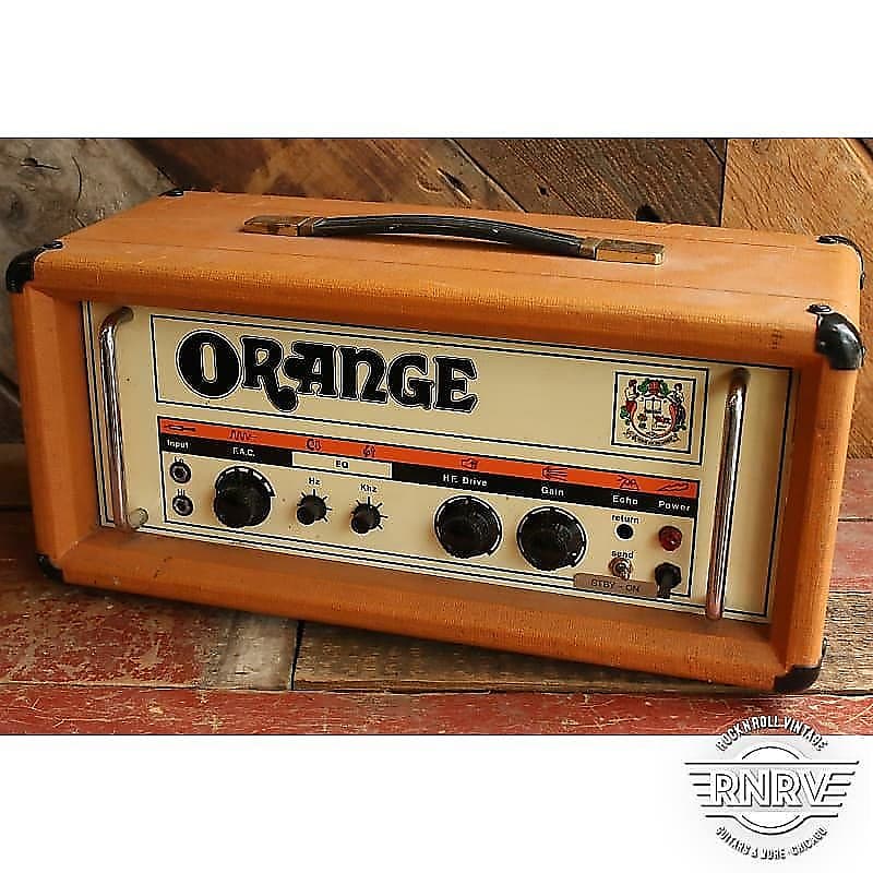 1973 Orange OR 80 Amplifier Head OR 120 Conversion Blue Man | Reverb