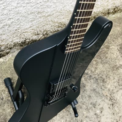 ESP LTD Phoenix BLKS Black Metal Satin Electric Guitar | Reverb