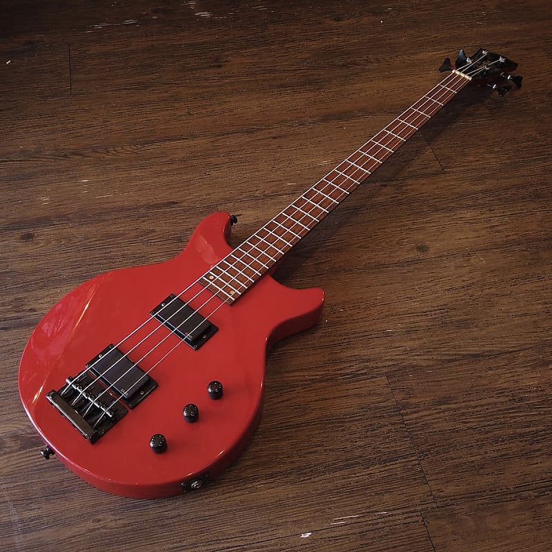 Grass Roots G-J-53TV Electric Bass Red -b405-