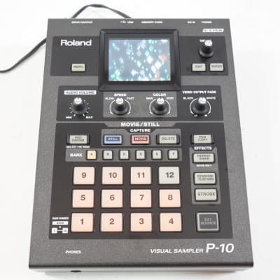 Roland P-10 Visual Sampler Audio Video Movie Sample Pad VJ