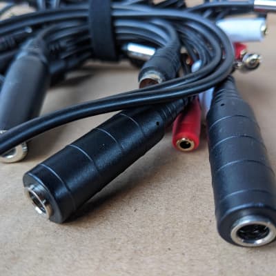Bundle of 12 TS/TRS/RCA Adapters, Converters, Splitters, Stereo, Eurorack, Modular, Line-Level - Multiple Types image 17
