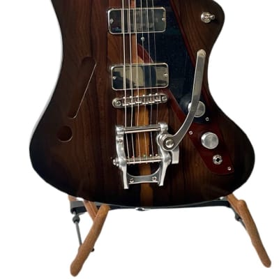 Harvester Guitars Ziricote Sinuendo 2021 Natural / Sunburst, lightly used (Authorized Dealer) image 2