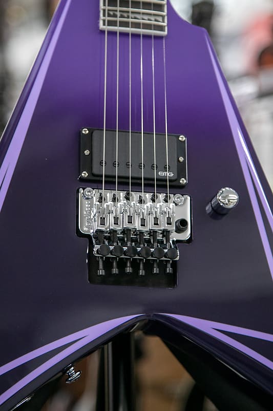 ESP LTD Alexi Hexed Purple Fade with Pinstripes 2022 | Reverb