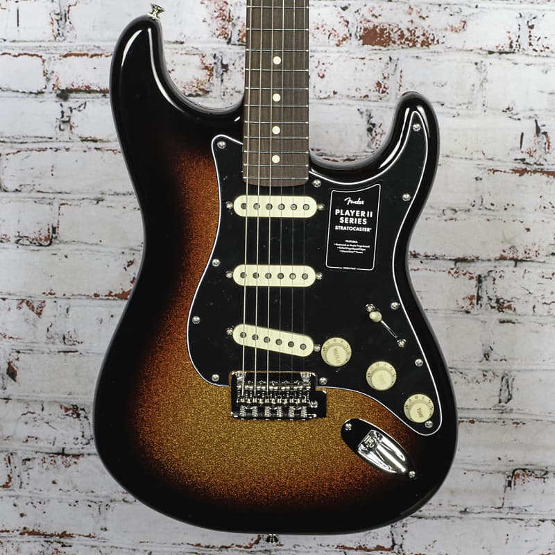 Fender - Limited Edition Player II - Stratocaster® Electric Guitar - Rosewood Fingerboard - Sparkle 3-Color Sunburst image 1
