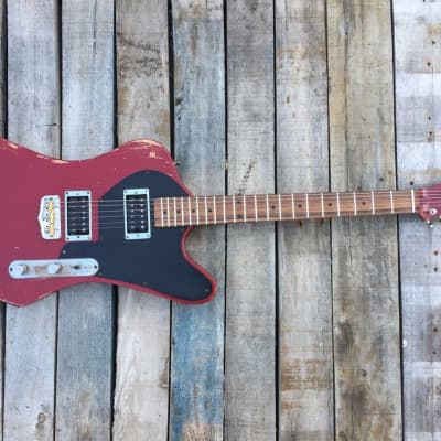 Pardo guitars- Firecaster  RED- RELIC image 1