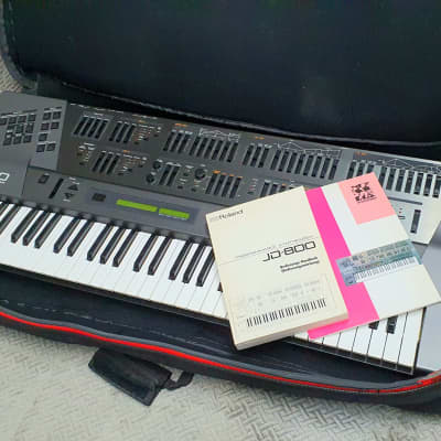 Roland JD-800 *LEGEND* 61-Key Programmable Synthesizer ✅RARE from ´90s✅CARBON✅ Checked & Cleaned ✅ NO Redglue✅