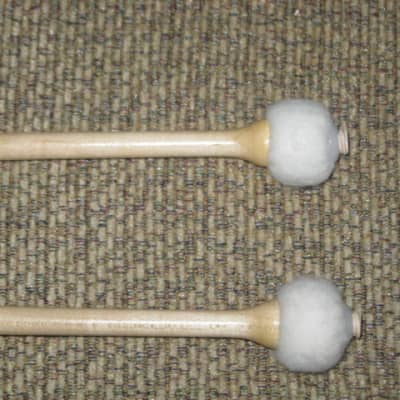 ONE pair new old stock Regal Tip 601SG, GOODMAN # 1, TIMPANI MALLETS HARD, inner wood core covered with first quality white damper felt, hard rock maple haandles / shaft (includes packaging) image 15