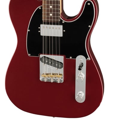 Fender American Performer Telecaster Electric Guitar with Humbucking Rosewood FB, Aubergine image 7