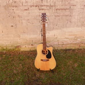 Sigma SD28CE Acoustic Dreadnaught Guitar Natural Solid Spruce Top 6720 MFG Refurbished image 1