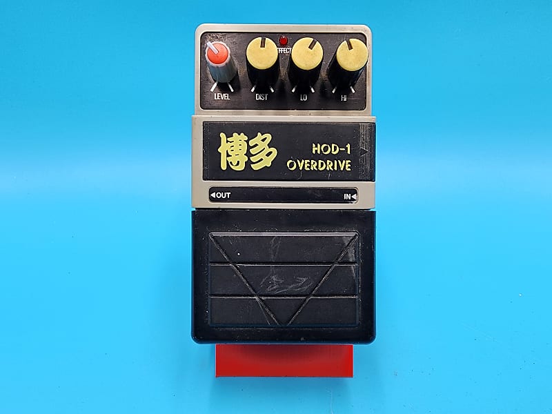 得能律郎製作　初期MJT. Over Drive Sp Rare 80s Hakata 博多 HOD-1 Overdrive Guitar Effect Pedal