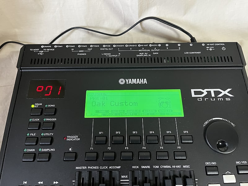 Yamaha DTX900 Trigger Module w/ power supply cables