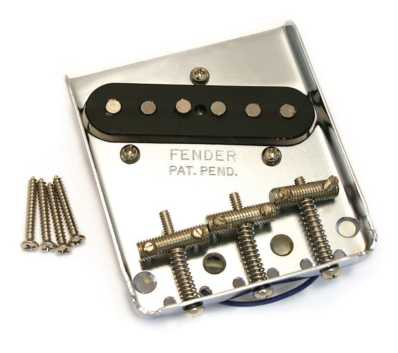 Fender 005-8384-000 Classic '60s Telecaster Bridge Assembly with Pickup image 1