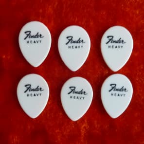 Fender picks 354 Heavy White teardrop Pre CBS 60 s Reverb Australia