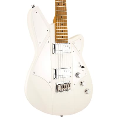 Reverend Billy Corgan Signature Electric Guitar Satin Pearl White image 5