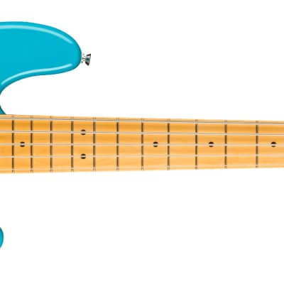 Immagine FENDER - American Professional II Precision Bass V  Maple Fingerboard  Miami Blue - 0193962719 - 1