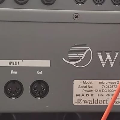 Waldorf Microwave II Rackmount Wavetable Synthesizer - RARE image 3