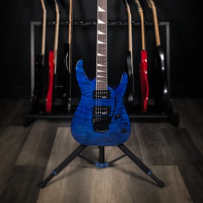Jackson JS32Q DKA Electric Guitar - Transparent Blue image 1