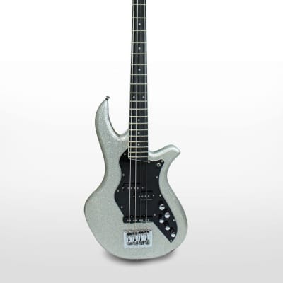 Dream Studios Studio Bass - Metallic Silver Sparkle P/J combo for sale