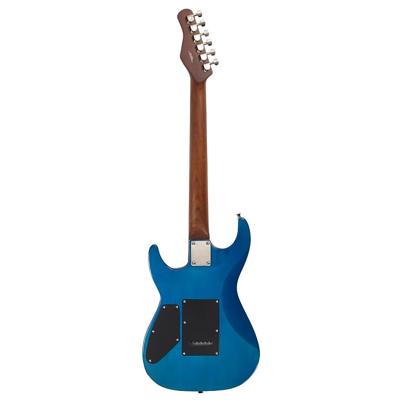 Michael Kelly 1962 Flame Electric Guitar (Transparent Blue)