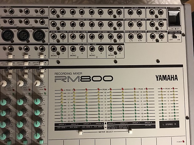 Yamaha RM800 24-channel Analog Recording Mixer - GREAT