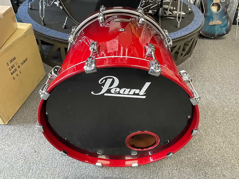 Pearl Reference series 18x22 bass drum 2018 Scarlet Reverb Australia