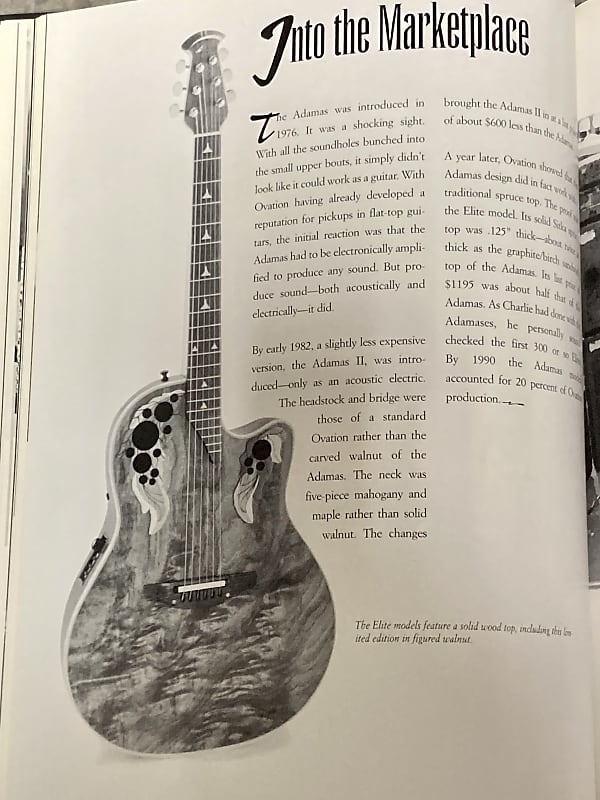 The　Guitar　the　Reverb　History　Hardcover　of　Ovation