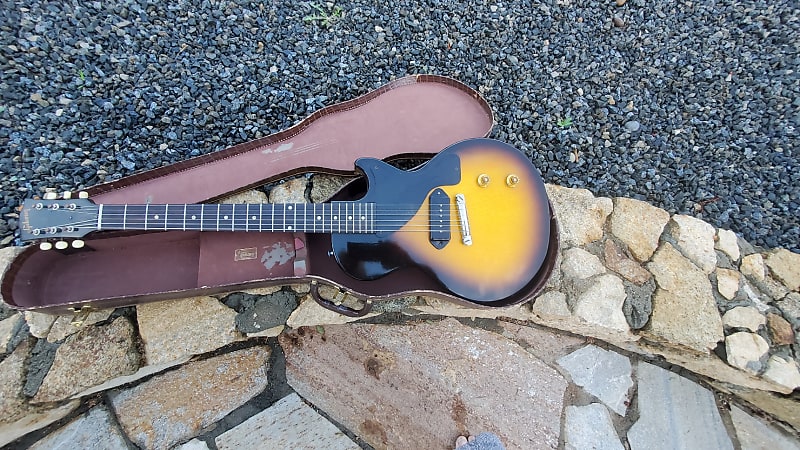 Gibson  Les Paul Jr With Original Case 1957 Sunburst image 1