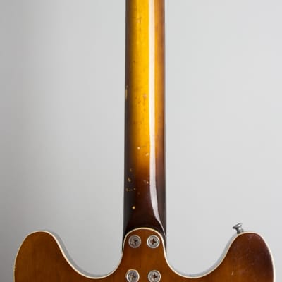 Harmony  H-75 Thinline Hollow Body Electric Guitar (1960), ser. #467H75, original two-tone hard shell case. image 9