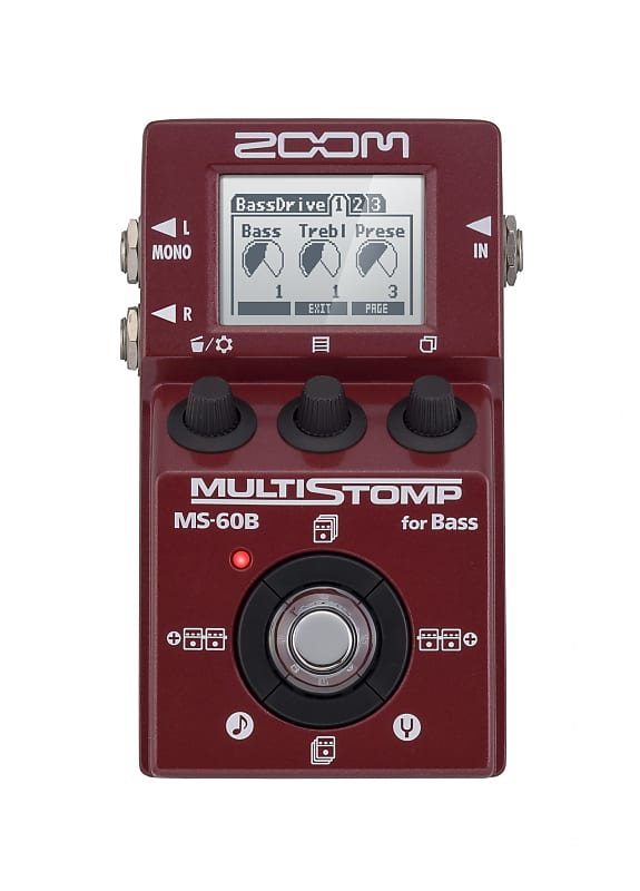 Zoom MS-60B Multistomp Bass Pedal image 1