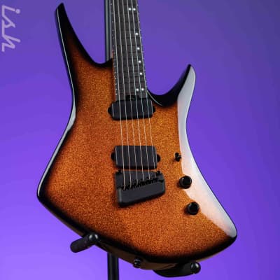 Ernie Ball Music Man Kaizen 6 Electric Guitar Ember Burst Metal Flake for sale