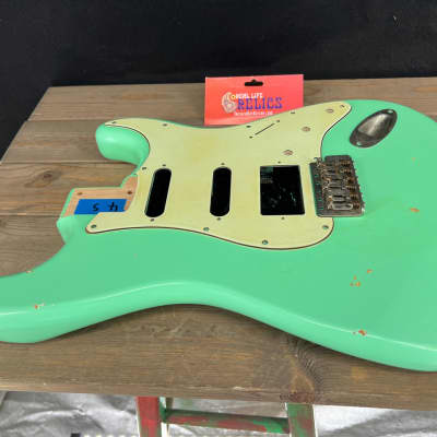 Real Life Relics Strat® Stratocaster® Body Aged Surf Green HSS #1 image 5