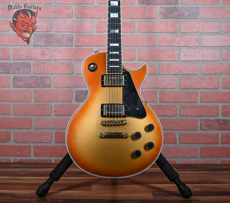 Gibson Les Paul Custom Gold Burst (Harvest Gold) 1981 w/OHSC image 1