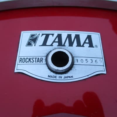 Tama Vintage Rockstar 22 X 16 Bass Drum, Lipstick Red, Made in Japan ! image 10