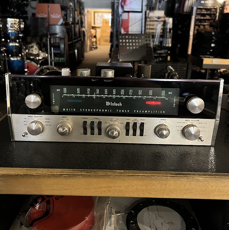 RARE McIntosh Mx110 Stereophonic Tuner Pre-Amplifier Z Series  			