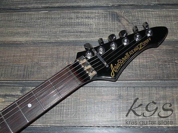 Aria Pro II RS Inazuma-V 1984 Black | Reverb