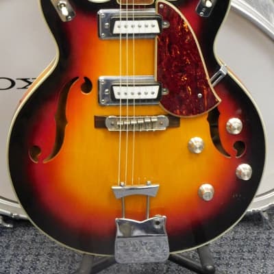 Vintage 1960's Encore/Teisco Doublel Cutaway Hollowbody | Reverb