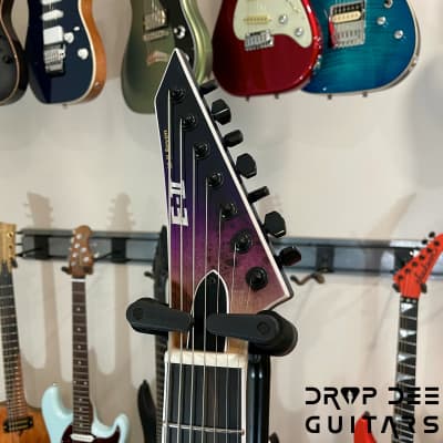 ESP E-II M-II 7 HT 7-String Electric Guitar w/ Case-Purple Natural Fade image 10