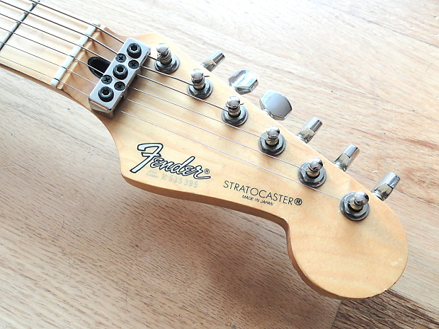 1980s Fender Stratocaster Japan E-Serial # Olympic White