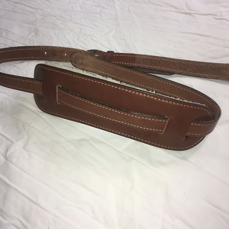 Vintage Plain Model Leather Guitar Strap