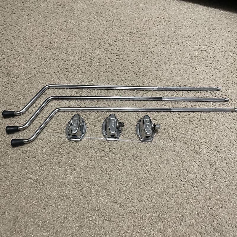 3 Ludwig Floor Tom Legs and Brackets Reverb