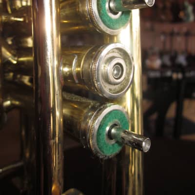 Holton C602 Student Bb Cornet with 7C Mouthpiece and Hard Case #226257 Not Playable - Needs Work! image 3