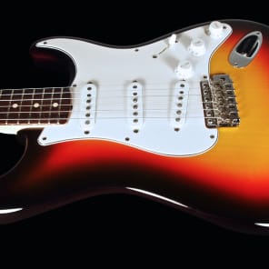 2013 Fender Stratocaster 1963 Custom Shop NOS 63 Strat 3 Tone Sunburst image 2