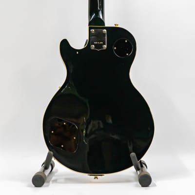 Vintage Mozz Single Cutaway Electric Guitar with Gigbag - Black - MIJ image 5