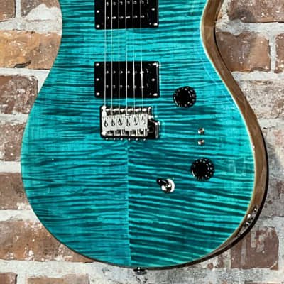 PRS SE Custom 24-08 Electric Guitar - Turquoise ,Shop Small & Buy Indie, In Stock Ships Fast ! for sale