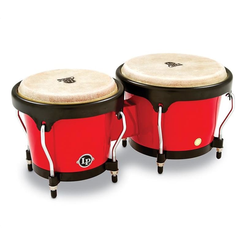 Photos - Percussion Latin Percussion   LP Aspire Fiberglass Bongos, Red Red Red new  2024