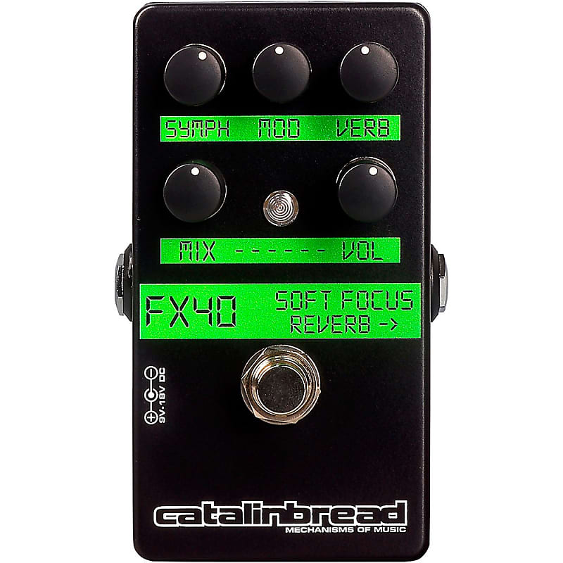 Catalinbread Soft Focus Shoegaze Plate Reverb Effects Pedal Reverb
